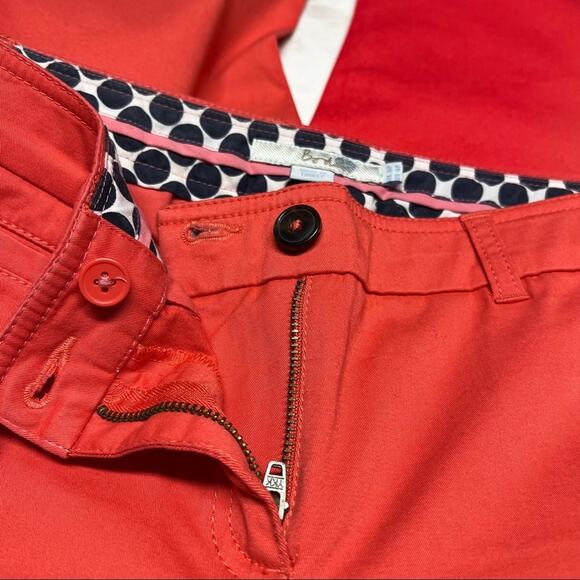 BODEN Womens Chino Pants in Soft Red Size US-4P UK-8P - Picture 6 of 8
